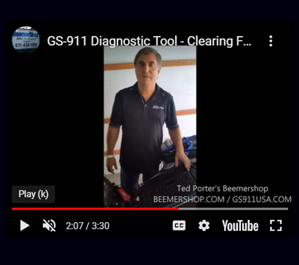 Watch the GS-911 Clear Fault Codes